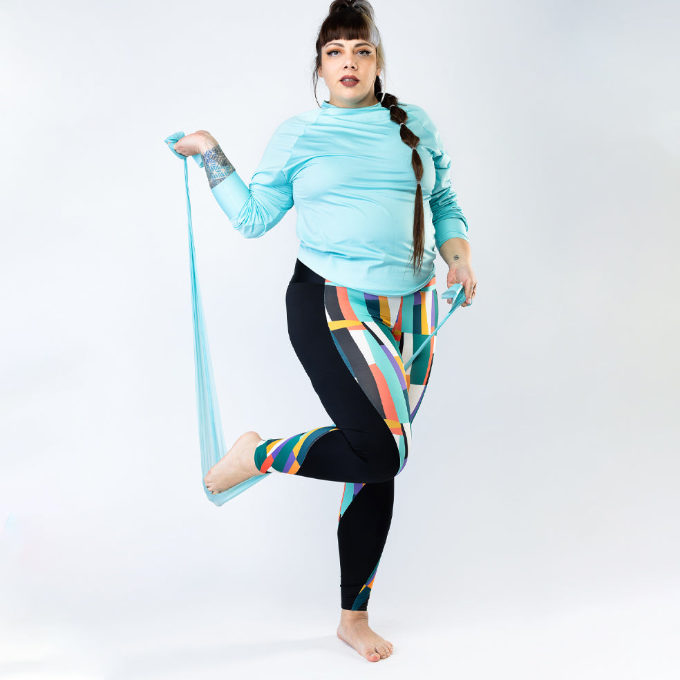 Air twist fitness leggings