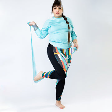 Air twist fitness leggings