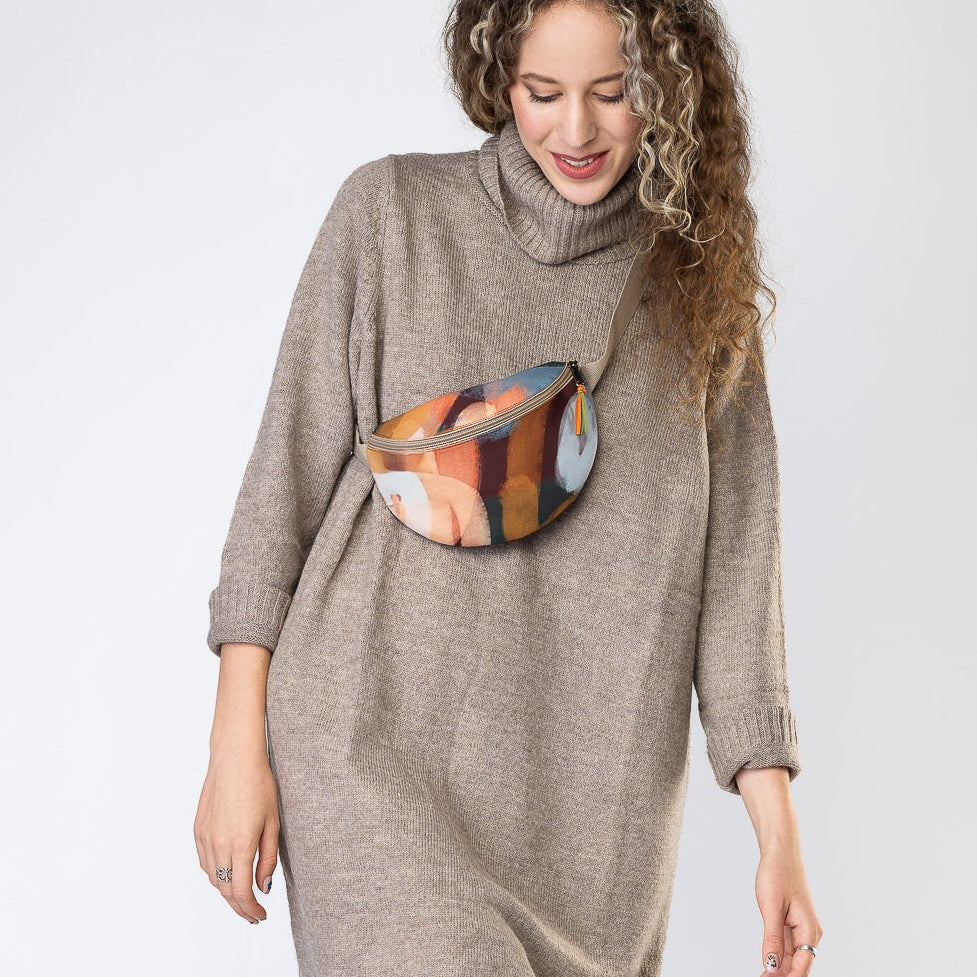 Fluffy sweater Waistbag 