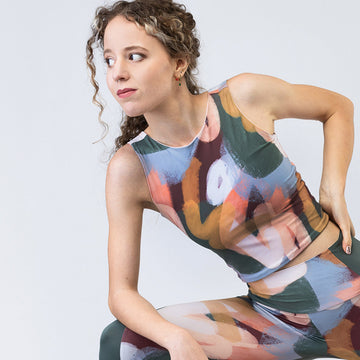 Fluffy sweater Tank top