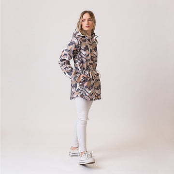 Flowers with pastel spots Softshell Coat