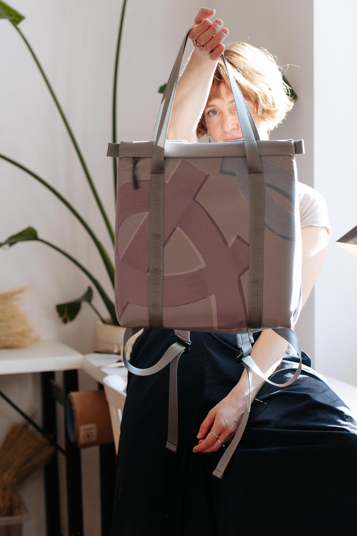 Groomy Grey MINIMAL backpack - PIKURA Limited Edition