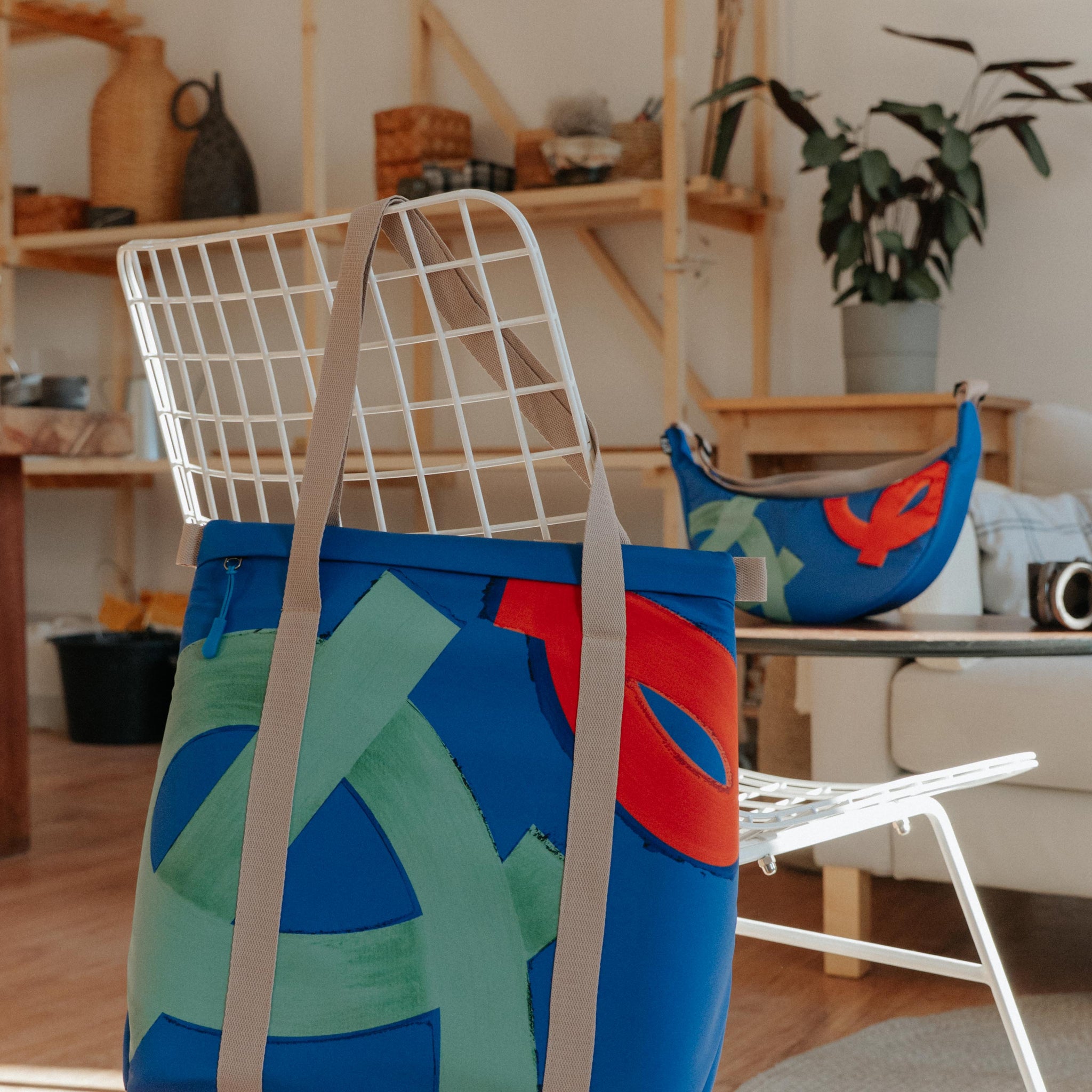 Brave Blue MINIMAL backpack - PIKURA Limited Edition