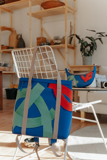 Brave Blue MINIMAL backpack - PIKURA Limited Edition