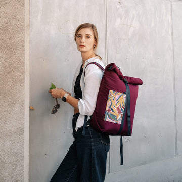 Strelitzia Rolltop backpack