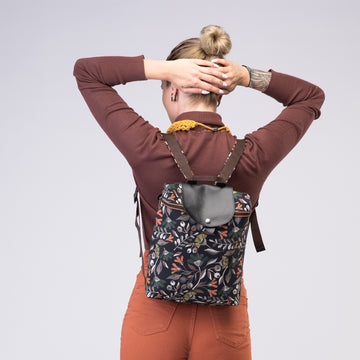 Dark botanical Urban Backpack