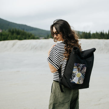 Collaj Rolltop backpack