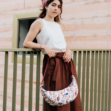 Őszi virágok LUNA Crossbody táska