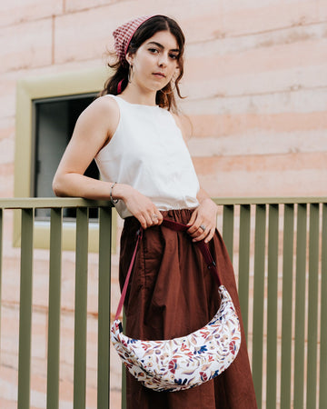 Autumn Flowers LUNA Crossbody bag